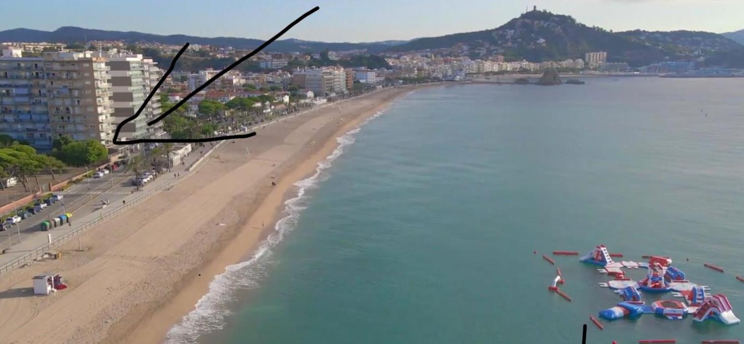 Estudio Con Impresionantes Vistas Al Mar Blanes Εξωτερικό φωτογραφία